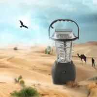 Solar Battery Powered Hiking Flashlight/Multi-functional Camping Hiking Flashlight/Light (LED Lamp) - Image 5