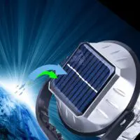 Solar Battery Powered Hiking Flashlight/Multi-functional Camping Hiking Flashlight/Light (LED Lamp) - Image 7