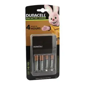 Battery charger with 2 AA and 2 AAA batteries/DURACELL D-2AA1300