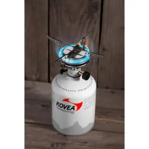 Горелка туристическая кемпинговая KOVEA Hiker Stove KB-0408 Резьбовой газовый баллон/Скорпион Горелка туристическая складная — изображение 5