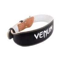 VENUM Weight Lifting Belt Leather Power Lifting Lever Gym Training Straps - Image 2