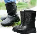 Термо Сапоги мужские, боты, обувь, непромокаемые ботинки с утепленным чехлом,боты