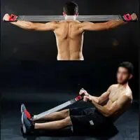 3 in 1 Chest Expander Multi-Functional Arm Strength Exerciser/Pedal Leg Exerciser/Chest Expander/Arm Exerciser/Home Fitness Equipment/Muscle Adjustable Exerciser (Mini Exerciser) - Image 8