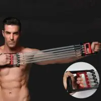 2-in1 Chest Expander Multi-function Arm Strength Exerciser/Chest Expander/Hand Trainer/Home Fitness Equipment/Muscle Adjustable Exerciser (Mini Trainer, Chest, Arm, Exercise) - Image 11