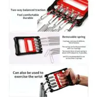 2-in1 Chest Expander Multi-function Arm Strength Exerciser/Chest Expander/Hand Trainer/Home Fitness Equipment/Muscle Adjustable Exerciser (Mini Trainer, Chest, Arm, Exercise) - Image 7