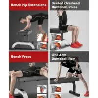 Силовая Скамья для жима с стойкой для штанги/Набор Стул для силовых упражнений, стойка для штанги/плоская скамья/подставка для упражнений, профессиональный жим лежа, подставква для штанги — изображение 7