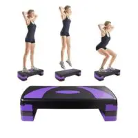 Fitness Step 3-Level (Mini Trainer), Step Platform 3 Steps, 3 Step Aerobic Step Exerciser - Image 28