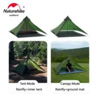Tent 1 Person NatureHike NH17T030-L +1pc trekking pool Hiking Tents, Hiking Equipment/Hiking - Image 7