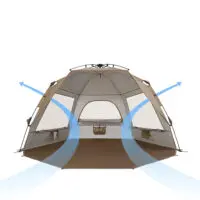 Палатка На 3-4 Человека NatureHike CNK2300ZP023, Портативная Туристическая Палатка для Кемпинга, Палатка для Пляжа/Поход — изображение 2