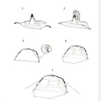 Палатка На 3-4 Человека NatureHike CNK2300ZP023, Портативная Туристическая Палатка для Кемпинга, Палатка для Пляжа/Поход — изображение 10