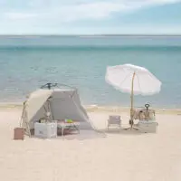 Палатка На 3-4 Человека NatureHike CNK2300ZP023, Портативная Туристическая Палатка для Кемпинга, Палатка для Пляжа/Поход — изображение 7