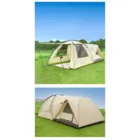 კარავი (3/6 ადგილიანი) 2 ოთახიანი წყალგაუმტარი კარავი (კარვები) Chanodug CD - Image 9