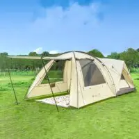 კარავი (3/6 ადგილიანი) 2 ოთახიანი წყალგაუმტარი კარავი (კარვები) Chanodug CD - Image 3