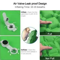 Inflatable Mat Desert Fox/TPU Air Cushion, Camping Paralons for Hiking/Hiking - Image 3