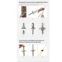 Hammock for 1-2 person NatureHike DC-C07, Hammocks, Travel Accessories/Hiking - Image 6