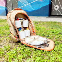 Сумка для пикника/Термосумки для пикника для 4 персоны/походный комплект для пикника — изображение 4