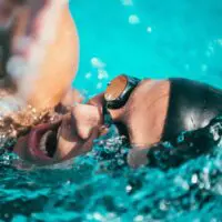 Очки для плавания, очки для моря/бассейна, очки для аквааэробики BOOMERANG — изображение 5