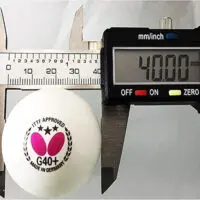 Butterfly G40+ მაგიდის ჩოგბურთის ბურთები - 40 მმ თეთრი პინგ-პონგის ბურთი - ITTF სერთიფიცირებული პროფესიონალური მაგიდის ჩოგბურთის ბურთი - Image 4