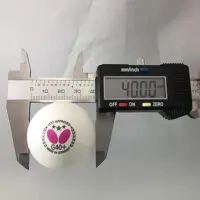 Butterfly G40+ მაგიდის ჩოგბურთის ბურთები - 40 მმ თეთრი პინგ-პონგის ბურთი - ITTF სერთიფიცირებული პროფესიონალური მაგიდის ჩოგბურთის ბურთი - Image 3