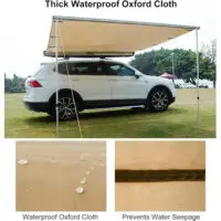 მანქანის ტენტი TIEFU, მანქანის ტენტი, მანქანის გასაშლელი ტენტი,სალაშქრო ტენტი, მანქანის აქსესუარები, მანქანის უნივერსალური გადასაფარებელი ტენტი/საფარი - Image 5