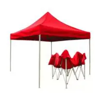 2x2 Tent Sliding Awning white Tents Metal (6 corners) Tarpaulin Waterproof Awning Blue/Expandable awning with iron structure/Covering Canvas(6 corners, rectangular) - Image 2