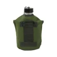 მათარა 1,3ლ. ალუმინის  სამხედრო ლაშქრობის, ქვაბი საჭმლის მომზადებისთვის ტურიზმის, მოგზაურობისთვის/სალაშქრო/პორტატული ალუმინის სამხედრო წყლის ბოთლი ჭიქით და სახურავით/ჭიქა, ჭიქები (მათარა, ჭურჭელი,კოლბა) - Image 8