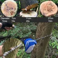 Нож/Ручная цепь/инструмент для кемпинга на открытом воздухе с 11 зубьями/портативная пила/пила по дереву/цепная пила/ручная цепная пила для резки деревьев/стальная складная цепь/режущие цепи/складная пила/стальная острая веревка для кемпинга/Для походов/походов — изображение 7