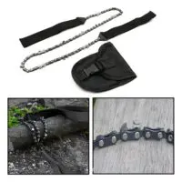 Нож/Ручная цепь/инструмент для кемпинга на открытом воздухе с 11 зубьями/портативная пила/пила по дереву/цепная пила/ручная цепная пила для резки деревьев/стальная складная цепь/режущие цепи/складная пила/стальная острая веревка для кемпинга/Для походов/походов — изображение 3