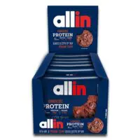 Протеиновое печенье 60г/Протеиновое печенье с двойным шоколадным вкусом ALLIN - Печенье/Спортивная Пищевая добавка (Спорт/Спортивная добавка/Фитнес/Фитнес-добавка/Пищевая добавка/Белок/Белки) — изображение 3