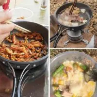 Набор походной посуды  для 2-3 человек DS-300 /Набор посуды для походов на 2-3 человека (посуда), кастрюля, кастрюля, чайник, походная посуда, кухонный набор для пикника, набор кастрюль и сковородок — изображение 6