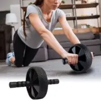 Мини-тренажер для пресса, роликовый тренажер/Колесо-ролик для пресса/Роликовый тренажер для мышц живота/Фитнес ролик для пресса RUIBA (используется для тренировки пресса, фитнеса) )