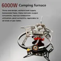 Stove Head (Gas Head, Gas Cylinder Head) Self-Ignition 6000W/Gas Stove Hiking Camping/High Heat Rate Outdoor Burner, Gas Burner/ - Image 4