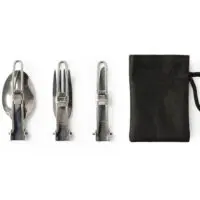 სალაშქრო ნაკრები (კოვზი, დანა, ჩანგალი,ჭურჭელი) - Image 2