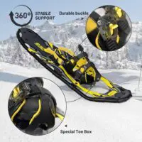 Snowshoes, G2 climbing snow mountain equipment snow walking shoes aluminum alloy non-slip shoe covers - Image 6