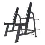 ფიტნეს შტანგის სადგამი Squat Rack E7050/შტანგის ღერძის სადგამი/ტანგის დასადები/ფიტნესის შტანგას თარო/შტანგას სტენდი DHZ Fitness