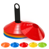 Set of 50 football cones, football diameter - 20 cm, training football cone, stadium marker cones, marker cones