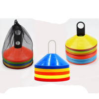 Set of 50 football cones, football diameter - 20 cm, training football cone, stadium marker cones, marker cones - Image 3