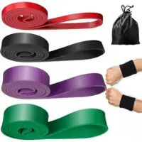 Resistance rubber band 4 pc Band, Pull Up Bands, Pull Up Assistance Bands , Workout Bands, Exercise Bands, Resistance Bands Set For Legs, Working Out, Muscle Training