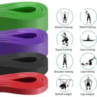 Resistance rubber band 4 pc Band, Pull Up Bands, Pull Up Assistance Bands , Workout Bands, Exercise Bands, Resistance Bands Set For Legs, Working Out, Muscle Training - Image 6