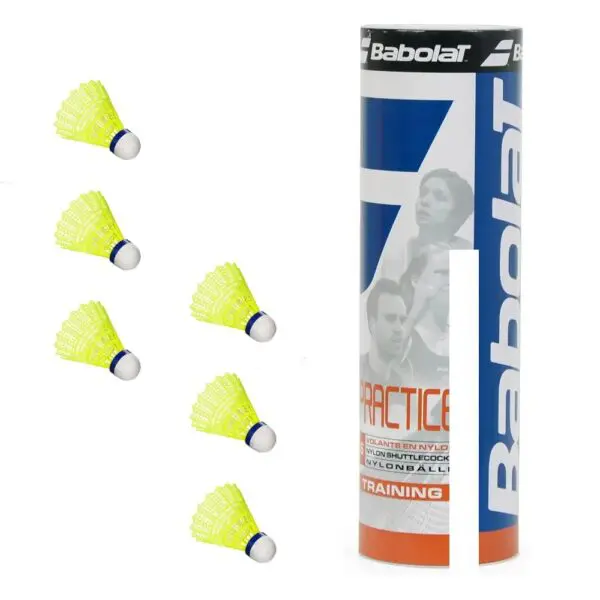 Мяч для бадминтона Babolat TRAINING, модель, упаковка из 6 шт./Мяч для Бадминтона, Мячи для Бадминтона, Мяч