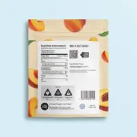 IZY ატმის ხრაშუნა ჩიპსი (10 გრ), სუბლიმირებული ხილი ვეგანური სალაშქრო ხრაშუნები ჩირი კვება/ტურისტული სალაშქრო საჭმელი - Image 2