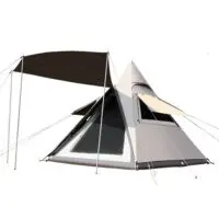 Hiking tent, fully automatic outdoor tent, camping tent, rainproof, quick-opening, pyramid door tent