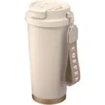 Thermal mug 530 ml stainless steel shaker thermos with 6-12 hours for all types of drinks Sports thermos with a straw, shaker bottle for cold and hot water.