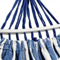 Metal hammock stand with two person hammock/double hammock with iron structure, bracket, hammock stand (hammock comes as a gift) - Image 9