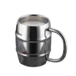 Thermos Cup 450/500ml Double Wall Beer Mug Stainless Steel Camping Mugs Coffee Mug with Handle Insulated Portable Water Cup