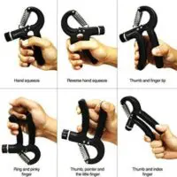 Espander Adjustable Hand Grip Strengthener, Resistance - 5-60 kg (Plastic) | Forearm and Finger Exerciser | Built-in Counter | Ergonomic, Portable, Lightweight | (Unisex) - Image 15