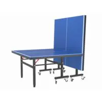 ტენისის  დასაკეცი მაგიდა გარე/შიდა გამოყენებისთვის, ჩოგბურთის მაგიდები ბორბლებით პროფესიონალური მაგიდა  სკოლის სახლის შეჯიბრებზე სათამაშოთ პინგ პონგის მაგიდა/ტენისის მაგიდა (პინკ პონგის მაგიდა) - Image 3