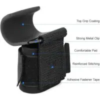 2 ცალი სიმძიმის აწევის კაუჭები - მძიმე წონის აწევის მაჯის თასმები მაჯის შესახვევით, წევის თასმები ძალისმიერი აწევისა და ძალისმიერი ვარჯიშისთვის, აწევის სახელურები სიმძიმის აწევისთვის, სპორტდარბაზისთვის, ვარჯიშისთვის და აზიდვებისთვის. - Image 4