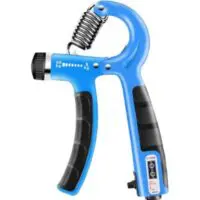 Espander Adjustable Hand Grip Strengthener, Resistance - 5-60 kg (Plastic) | Forearm and Finger Exerciser | Built-in Counter | Ergonomic, Portable, Lightweight | (Unisex) - Image 5
