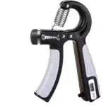 Черный с серой ручкой